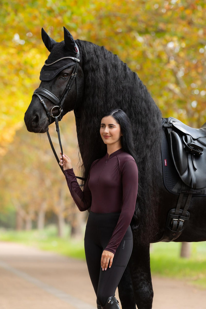 Indlæs billede i Gallery Viewer, AW25 LM Heyden Lightweight Base Layer Damson

