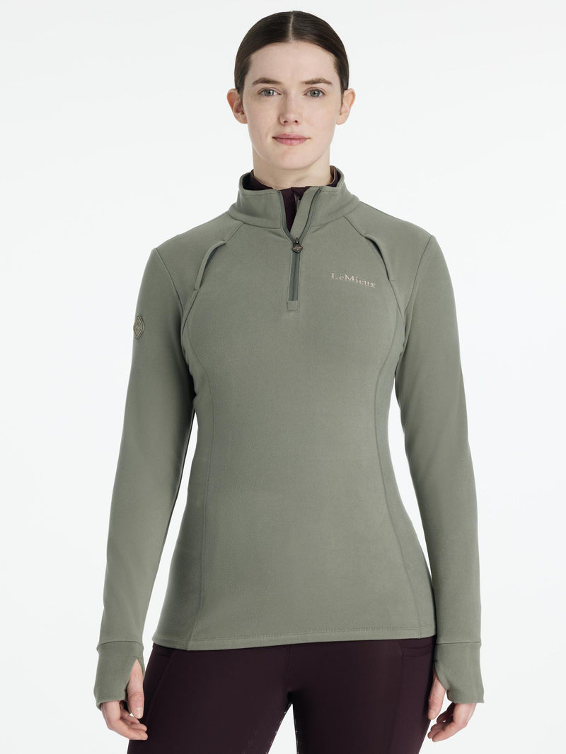 Indlæs billede i Gallery Viewer, AW25 LM Frances Quarter Zip Fleece Rosemary
