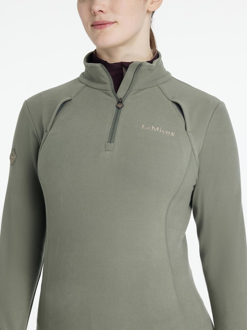 Indlæs billede i Gallery Viewer, AW25 LM Frances Quarter Zip Fleece Rosemary
