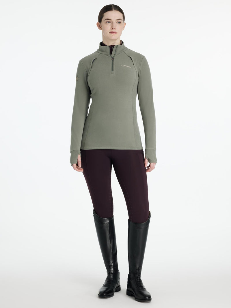 Indlæs billede i Gallery Viewer, AW25 LM Frances Quarter Zip Fleece Rosemary
