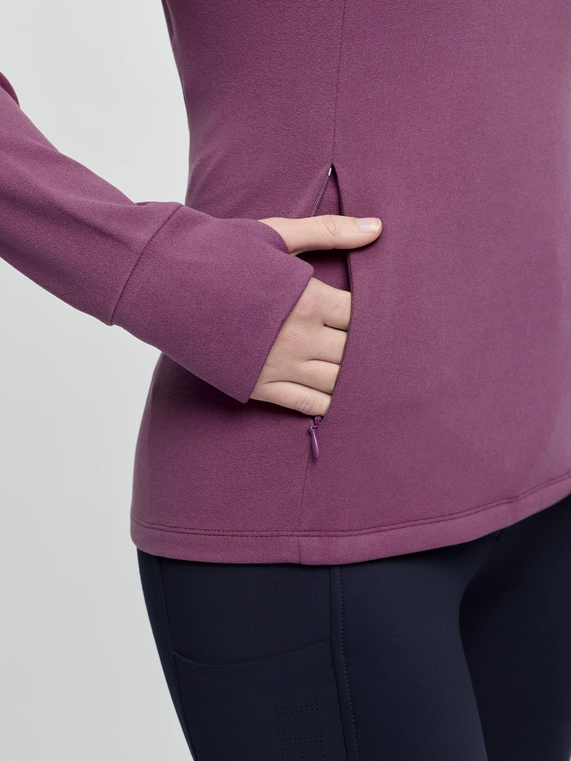 Indlæs billede i Gallery Viewer, SS26 Frances Quarter Zip Fleece Mallow
