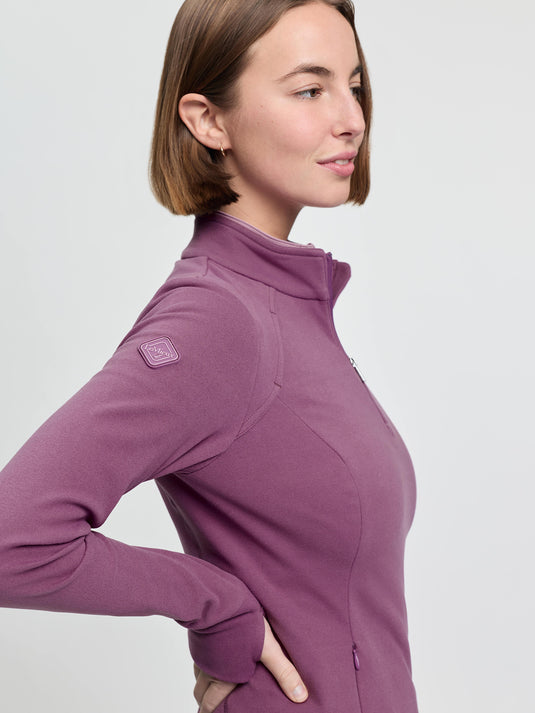SS26 Frances Quarter Zip Fleece Mallow