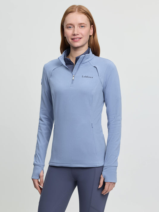 SS26 Frances Quarter Zip Fleece Powder Blue