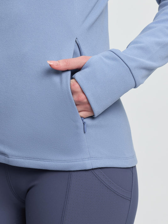 SS26 Frances Quarter Zip Fleece Powder Blue
