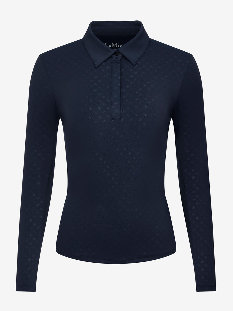 Indlæs billede i Gallery Viewer, SS26 Sarah Shirt Base Layer Patterned Navy
