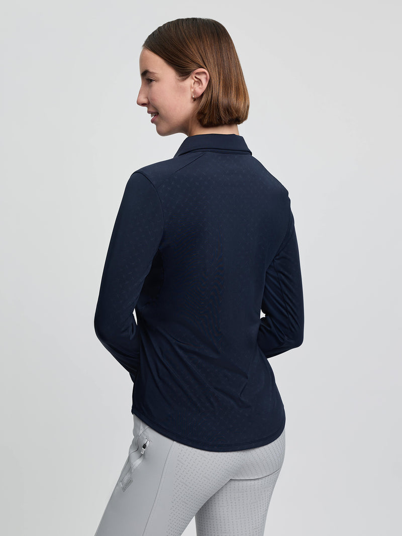 Indlæs billede i Gallery Viewer, SS26 Sarah Shirt Base Layer Patterned Navy
