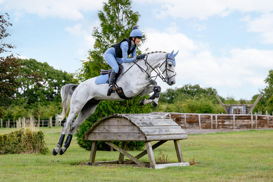SS26 Suede Close Contact Square Powder Blue