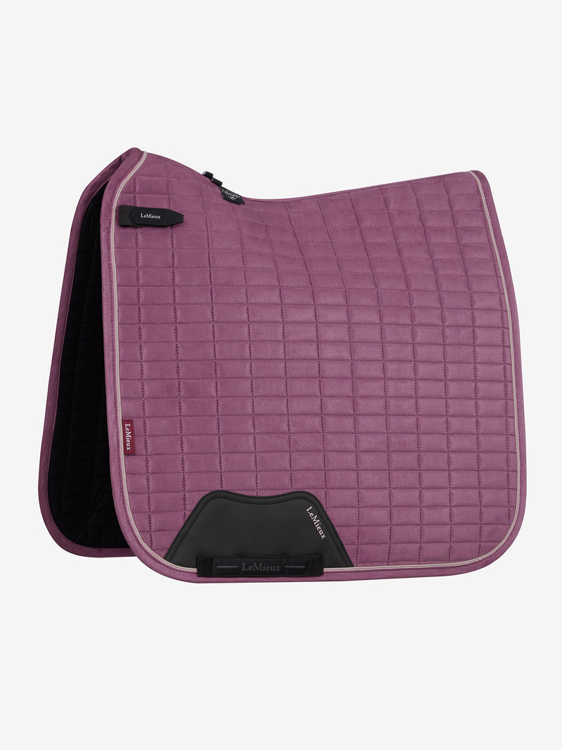 Indlæs billede i Gallery Viewer, SS26 Suede Dressage Square Mallow
