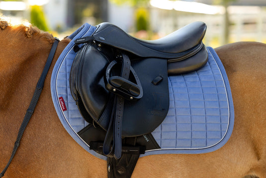 SS26 Mini Suede Close Contact Square Powder Blue