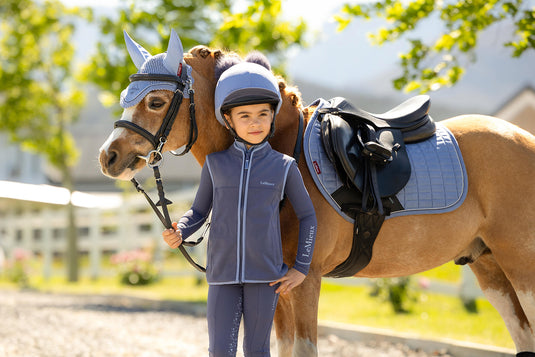 SS26 Mini Suede Close Contact Square Powder Blue