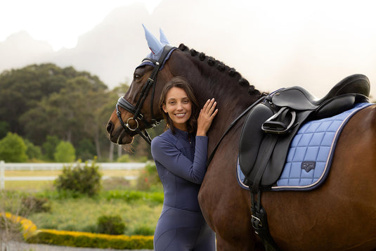 SS26 Loire Classic Dressage Square Powder Blue