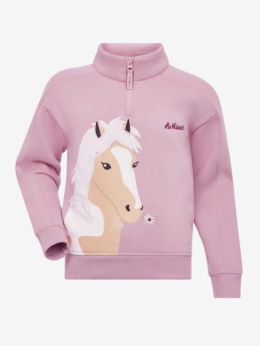 SS26 Mini Quinn Quarter Zip Sweat Fondant