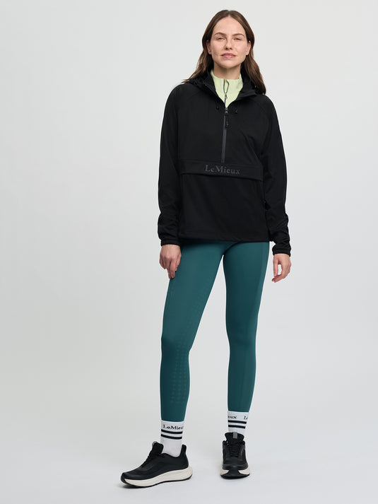SS26 Perri Half Zip Waterproof Jacket Black