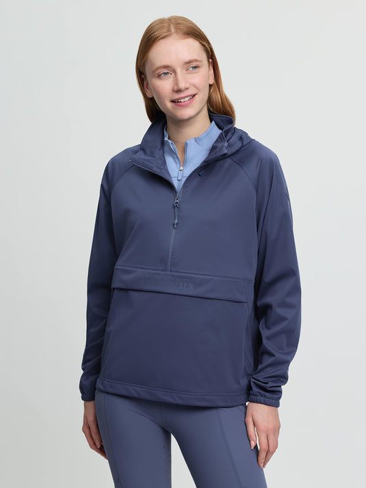 SS26 Perri Half Zip Waterproof Jacket Shadow
