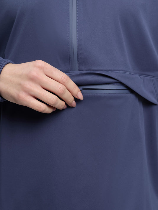 SS26 Perri Half Zip Waterproof Jacket Shadow