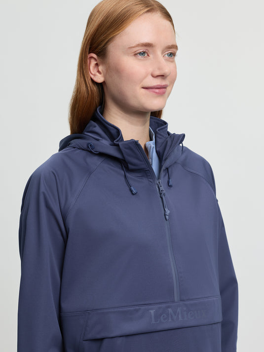 SS26 Perri Half Zip Waterproof Jacket Shadow