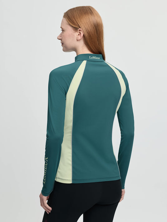 SS26 Philippa Mesh Long Sleeve Base Layer Jungle