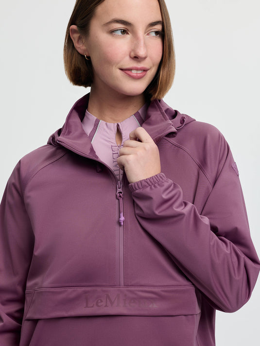SS26 Perri Half Zip Waterproof Jacket Mallow