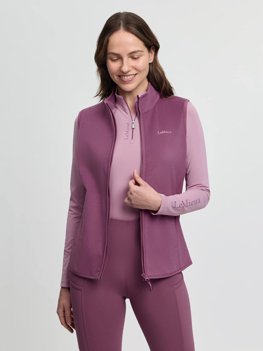 SS26 Roberta Fleece Gilet Navy