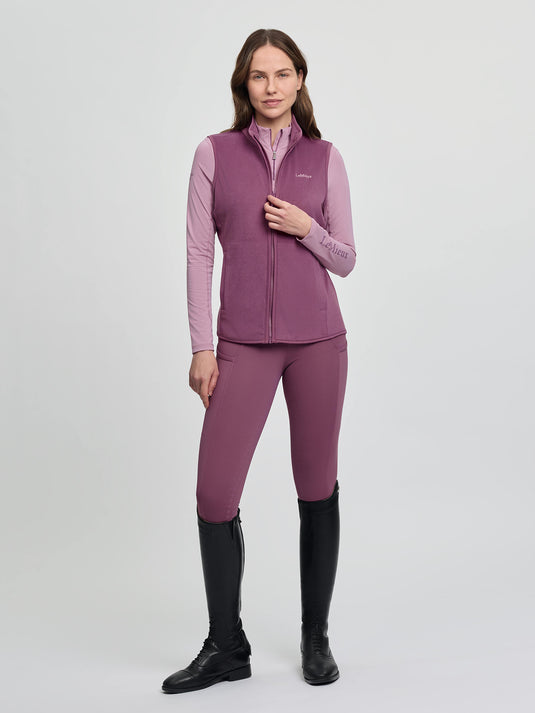 SS26 Roberta Fleece Gilet Mallow