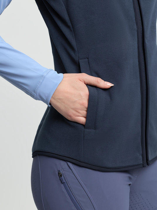 SS26 Roberta Fleece Gilet Navy