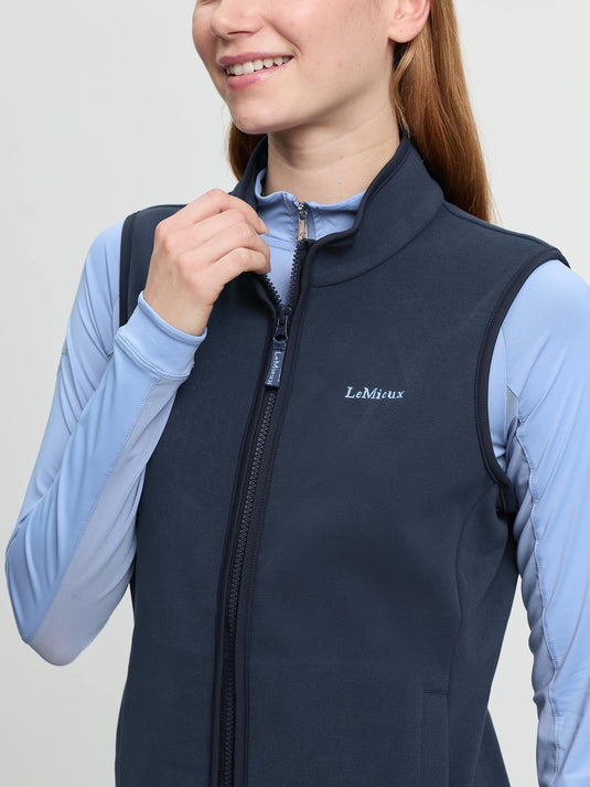 SS26 Roberta Fleece Gilet Navy