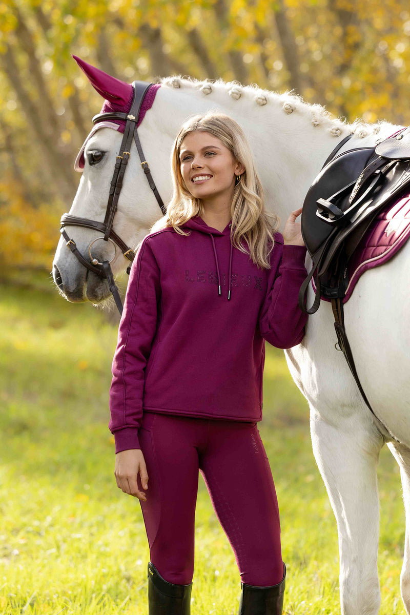 Indlæs billede i Gallery Viewer, Eden Sparkle Hoodie Blackberry
