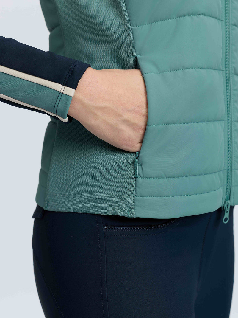 Indlæs billede i Gallery Viewer, Lily Lightweight Gilet Aloe
