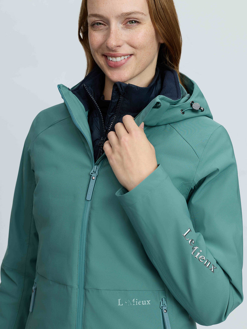 Indlæs billede i Gallery Viewer, Brooke 3 in 1 Waterproof Hybrid Jacket Aloe
