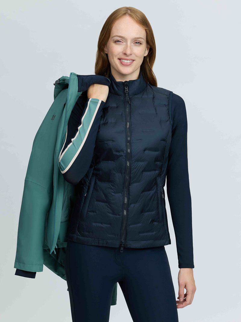 Indlæs billede i Gallery Viewer, Brooke 3 in 1 Waterproof Hybrid Jacket Aloe

