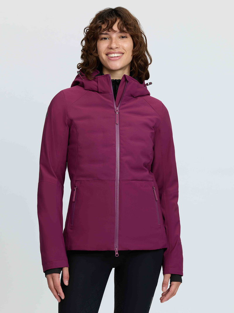 Indlæs billede i Gallery Viewer, Brooke 3 in 1 Waterproof Hybrid Jacket Blackberry
