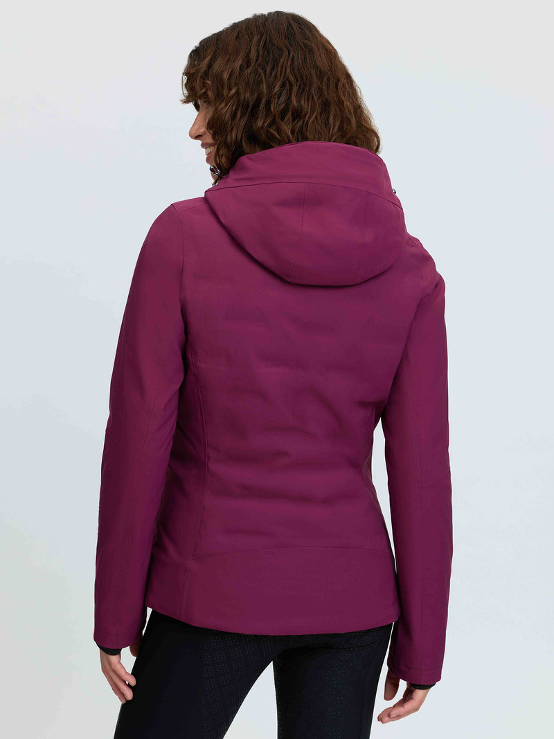 Indlæs billede i Gallery Viewer, Brooke 3 in 1 Waterproof Hybrid Jacket Blackberry
