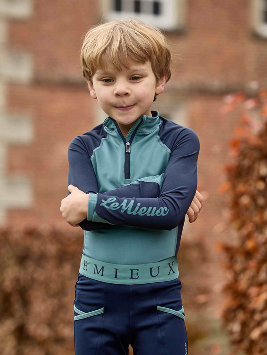 Mini Base Layer Navy/Aloe
