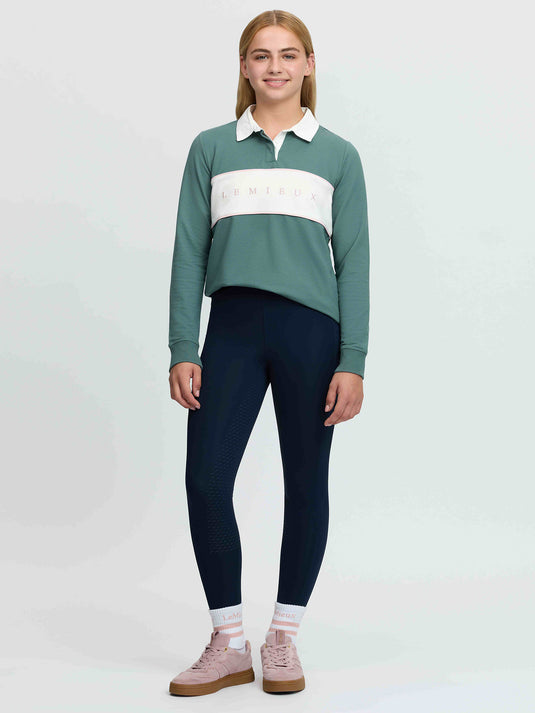 Young Rider Riley Rugby Shirt Aloe