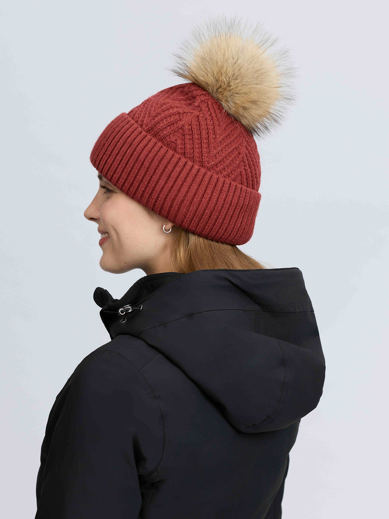 Indlæs billede i Gallery Viewer, Clara Knit Beanie Russet
