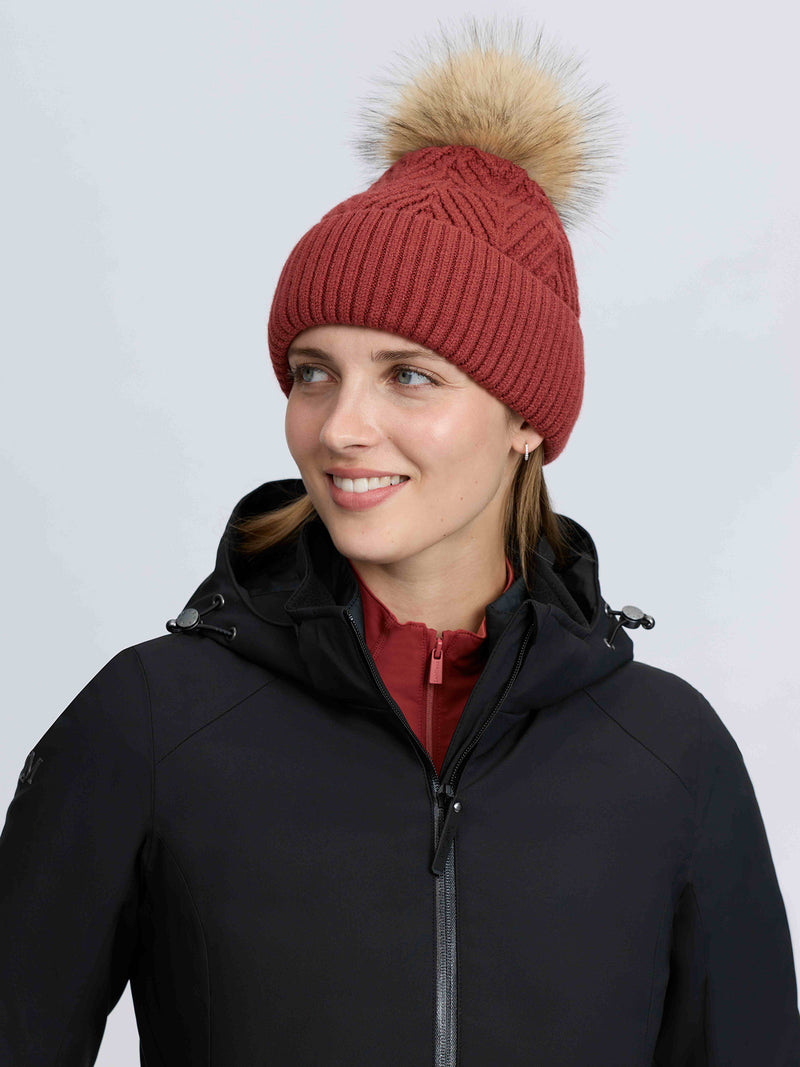 Indlæs billede i Gallery Viewer, Clara Knit Beanie Russet
