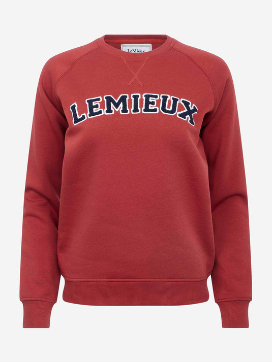 Vida Varsity Crew Neck Sweat Russet