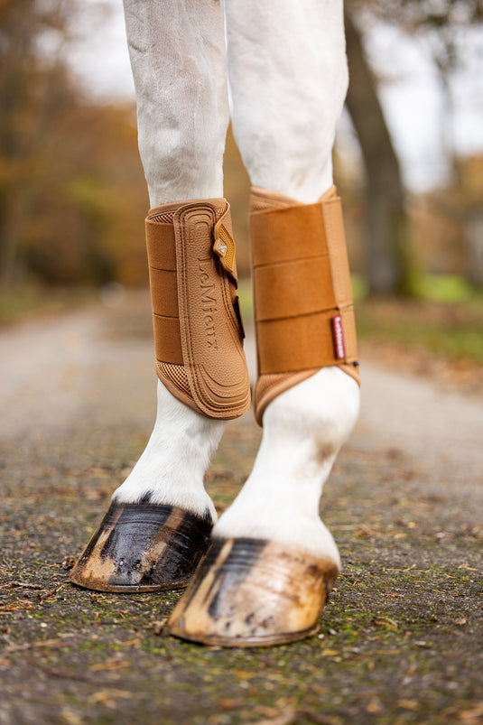 AW24 Arika Mesh Brushing Boots Ginger