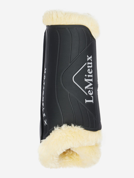 LM Motionflex Dressage Boot with Fur Edge Black