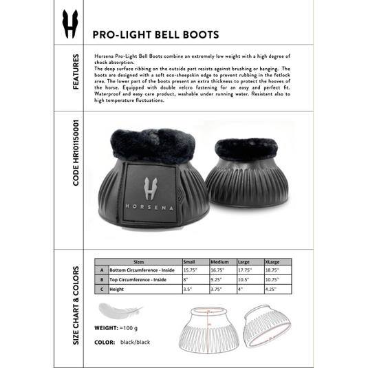 Horsena Pro-Light Bell Boots