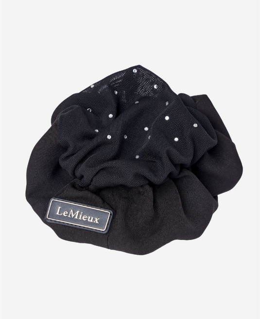 CORE Scrunchie with Crystal Hair Net Black/Black