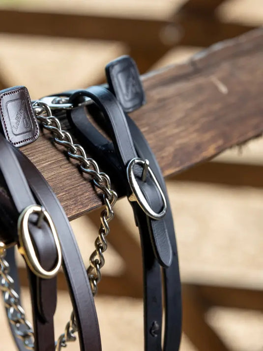 LM(F) CORE Leather Trot Up Chain Black