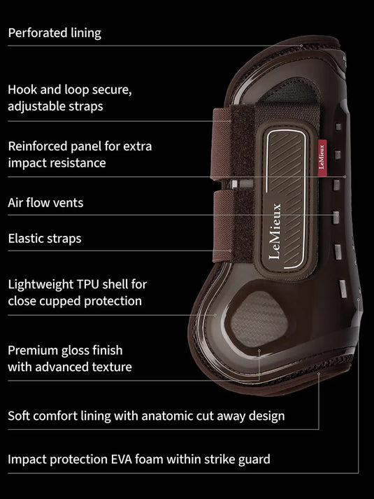 LM Derby Shield Tendon Boot Black