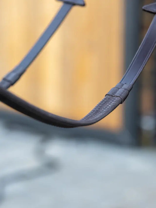 LM(F) CORE Rubber Reins Brown/Silver