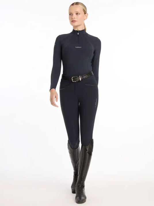 LM CORE Mia Mesh Long Sleeve Base Layer Black