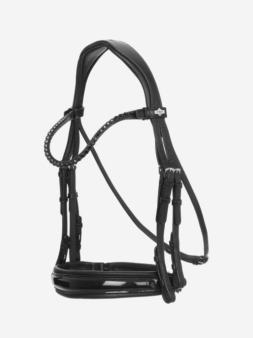 Indlæs billede i Gallery Viewer, Kudos Double Bridle Black
