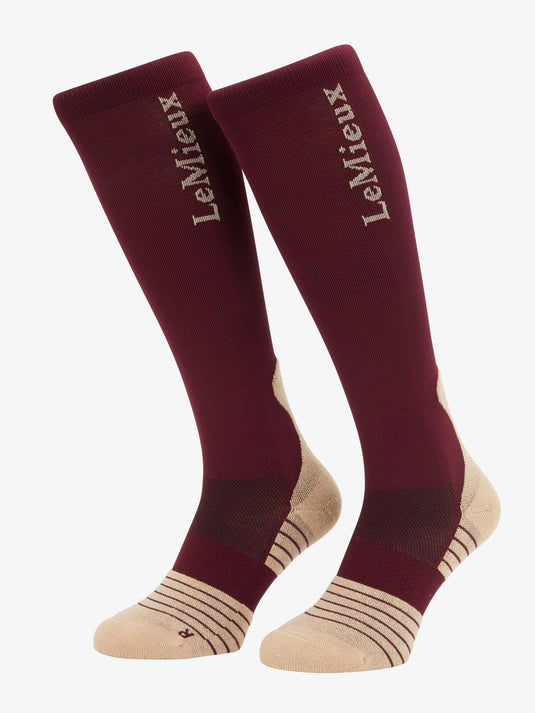 LM Performance Sock Burgundy