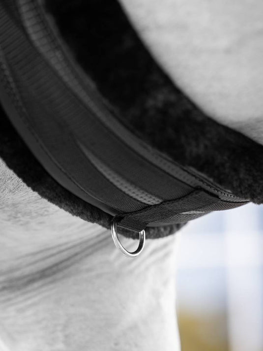 LM(F) Fleece Lined Anatomic Girth Black/Black