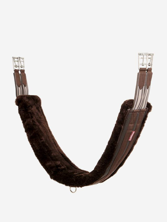 LM(F) CORE Fleece Lined Anatomic Girth Brown/Brown