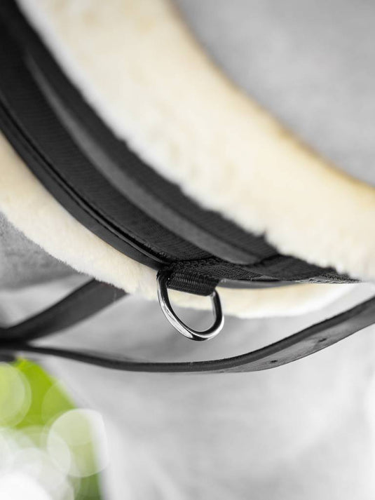 LM(F) Fleece Lined Anatomic Girth Black/Natural